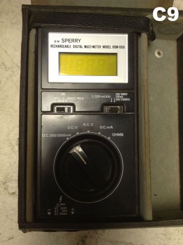 Sperry RDM-1000 Rechargeable Digital Multi-Meter