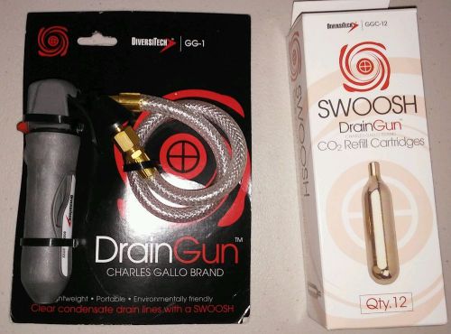 Diversitech Drain Gun- GG-1....Box of Swoosh CO-2 Cartridges