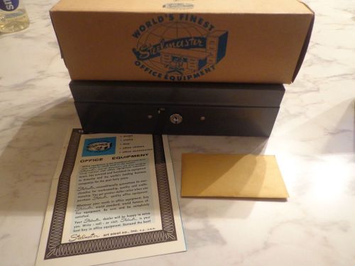 VINTAGE Steelmaster Bond Box By: ASCO ~ NEW IN ORIGINAL BOX ~ Keys still sealed