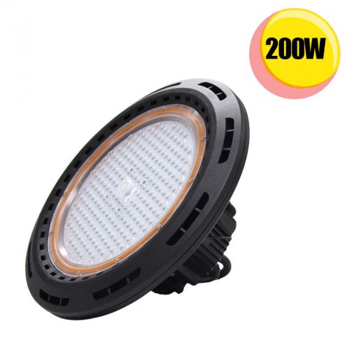 200W UFO LED High Bay Light 22000lm Waterproof 120° Warehouse factory fixture