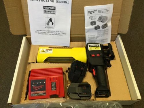 NEW Simpson EPOXY GUN EDT22CKT Cordless 2 battery charger Power Push 7000 hilti