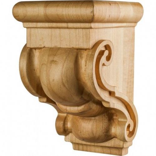 Traditional Wood Bar Bracket Corbel 3&#034; Wide x 3&#034; Deep x 5&#034; High - Hard Maple