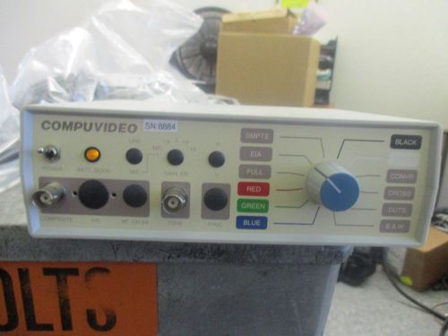 Compuvideo:  SVR-7000C Signal Generator.  12 Patterns.  Multiple Black Burst &lt;