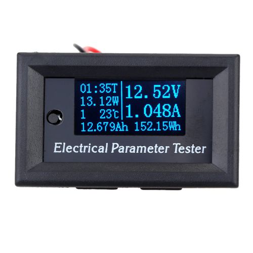 Electrical Parameter Meter 7 in 1 OLED Power Voltage Current Time Energy Tester