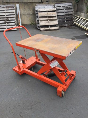 Presto Manual Scissor Lift Cart XP24-15 1,500 LBS.