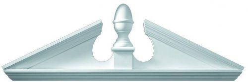 Acorn Pediment Polyurethane Combination Economy  47 in. x 13-5/8 in. x 2-1/8 in.