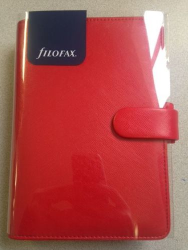 Filofax personal organiser in saffiano poppy c022473 for sale