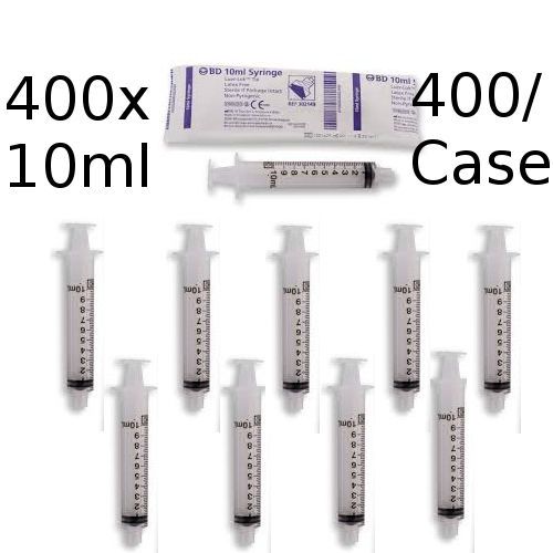 400 per Case BD 10ml Leur Lok Syringe 309604 Free Shipping!! children crafts