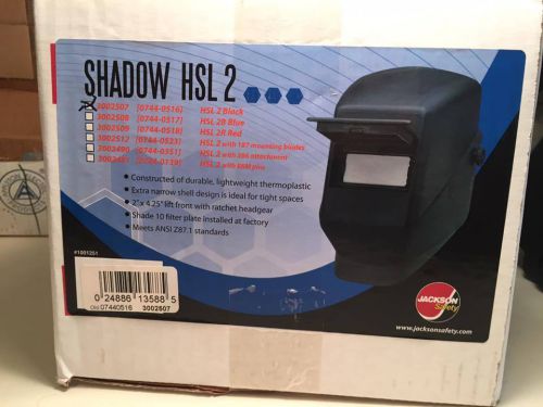 Jackson safety shadow hsl-2 black welding helmet with flip front mpn 3002507 for sale