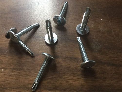 8 x 1-1/4  Self Drill screw  Ph mod Truss Head lath Zinc (Round Head) (100 pc)