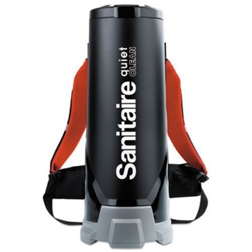 Sanitaire Quiet Clean HEPA Backpack Vac, 10 qt, Black