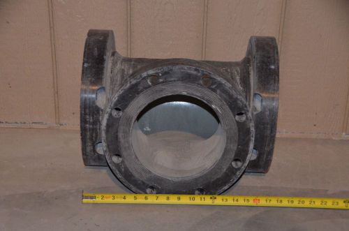 Fibercast CN 275F 8&#034; Tee 13.5&#034; Flange Fiberglass Fitting