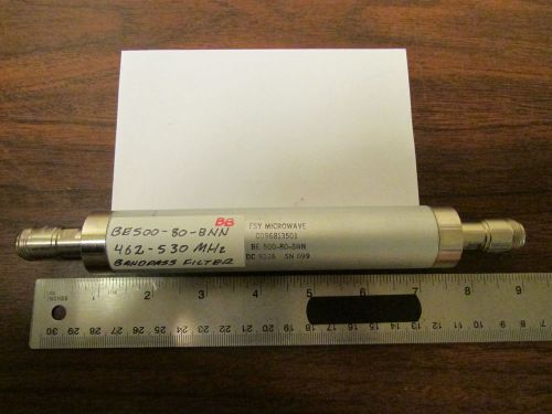 FSY Microwave Coaxial Bandpass Filter BE500-80-8NN 462-530MHz BB