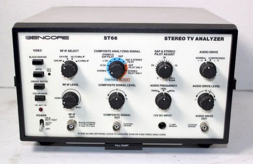 SENCORE MODEL ST66 STEREO TV ANALYZER