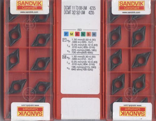 *** FREE  SHIPPING ***    SANDVIK   DCMT 11T308-UM     4235     30pcs