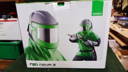 RPB Nova 3 Sand-Blasting Helmet Respirator w/ cold air tube