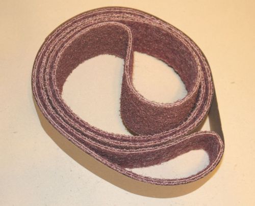 2&#034;x 72&#034; sanding belt surface conditioning - medium maroon for sale