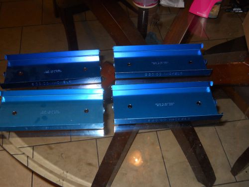 4 VINTAGE MMF IND WHEELING IL BLUE BANK $20.00 NICKELS ALUMINUM  METAL TRAY