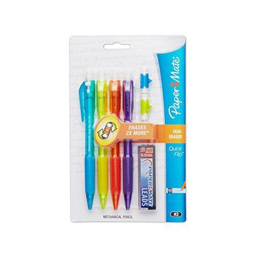 Paper Mate Quick Flip 0.5 Mechanical Pencil Starter Set