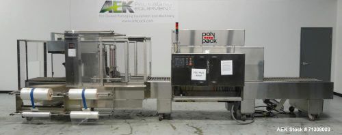 Used- poly pack model cms-24hl shrink bundler. continuous motion design capable for sale