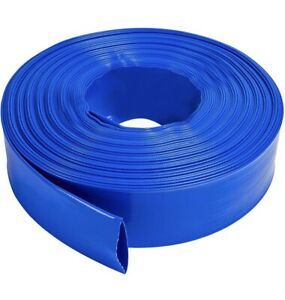 LEBLEBALL 1.5&#039;&#039;x100FT Blue Backwash Hose, Heavy Duty Discharge Hose