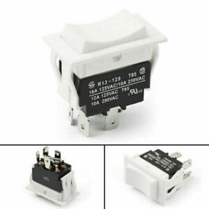 1PCS Rectangle Rocker Switch Momentary 4Pin ON-Off-ON 125/250V 38mm SCI RoHS F05