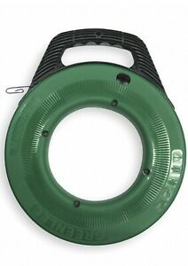 Greenlee 240 ft Fish Tape, Steel, 1/8&#034; x 0.060&#034; Tape Size, Flat Tape Profile