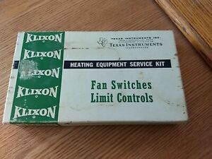 KLIXON SL-4A HEATING FAN SWITCHES LIMIT CONTROLS DISC-TYPE 9 THERMOSTATS NIB