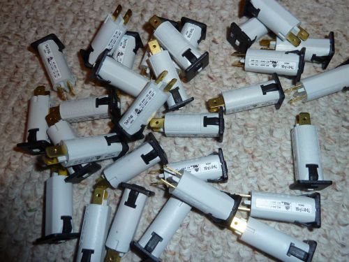 4- schurter 5 amp fuseholder  thermal circuit breaker - 5 a - 240 vac - 48 vdc for sale