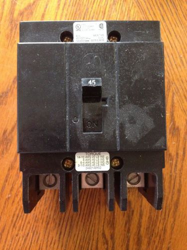 Eaton ghb3045 breaker, 3 pole, 45 amp 480/277 vac for sale