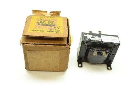 P&amp;h 75z60d1 32h607 75kva 1ph 460v-ac 24v-ac transformer d398369 for sale