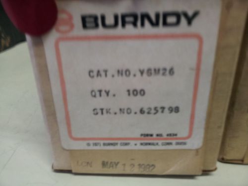 BURNDY YSM26 PARALLEL SPLICE 2/0 NEW IN BOX IDIVIDUALLY SOLD #B58