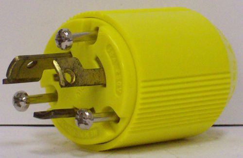 COOPER COMMERCIAL GRADE 15A 250V LOCKING PLUG 3474-3