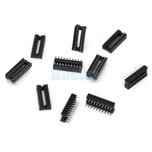 10pcs 20Pin Pitch 2.54mm DIP IC Socket Adapter Solder Type Socket