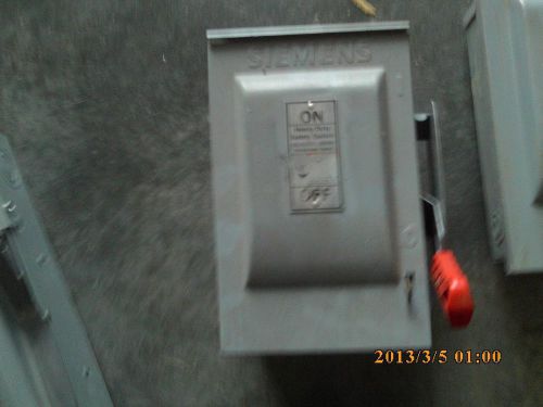 Siemens Heavy Duty Safety Switch HNF361R