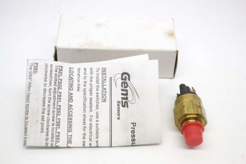 NEW GEMS PMLA-1-4M-A-SP 1023000 PRESSURE 2/10PSI ADJUSTABLE SWITCH B432066