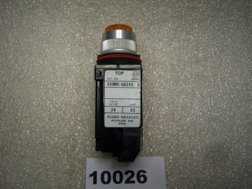 (10026) Allen Bradley 800MR-QB24S Push Button Amber