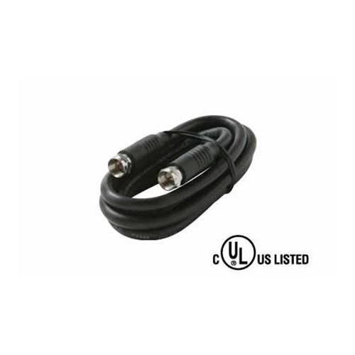 STEREN ELECTRONICS INTL 205-440BK 75&#039; F-F BLACK RG6/UL CABLE