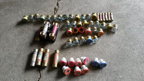 huge lot of assorted fuses          fuse assortment 15amp 20amp 25amp 30amp