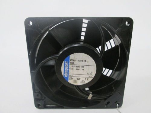 EBM-PAPST W2K121-AA15-13 FAN 115V-AC 5X5X1-1/2 IN 18KW COOLING D285964