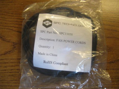 SPC  (MULTICOMP) FAN CORD PART# SPC11038 120V NEW IN BOX,  10 ARE AVAILABLE