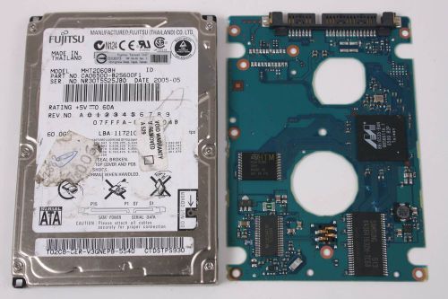 FUJITSU MHT2060BH 60GB 2,5 SATA HARD DRIVE / PCB (CIRCUIT BOARD) ONLY FOR DATA