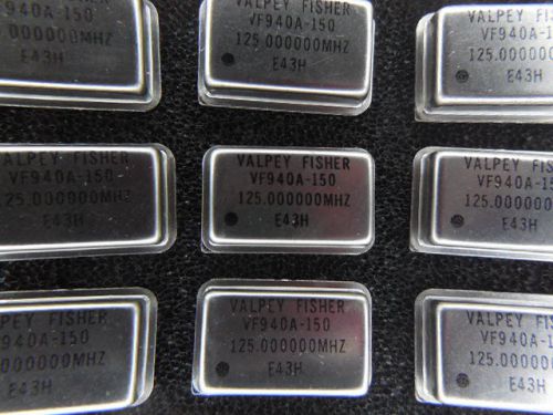 124 PCS VALPEY VF940A-150-125.000MHZ