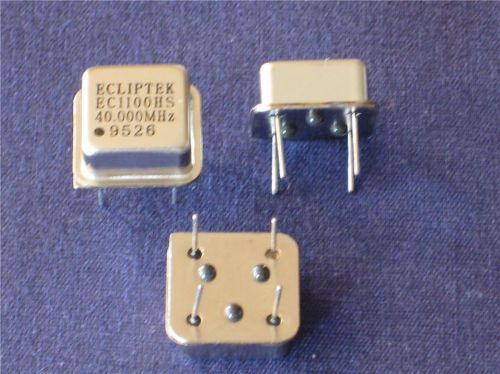 40.000Mhz CRYSTAL OSCILLATOR HALF CAN 10 pcs