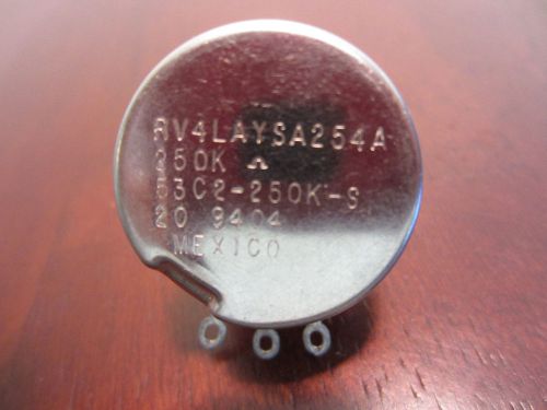 Clarostat RV4LAYSA254A 250k Ohms 53C2-250K-S 20 9404 Potentiometer