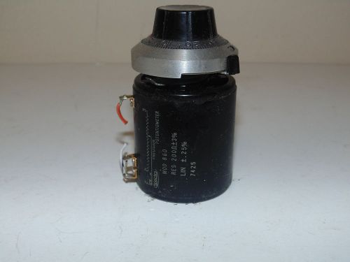 SPECTRA PRECISION POTENTIOMETER MODEL 860 (S1-5-15C)