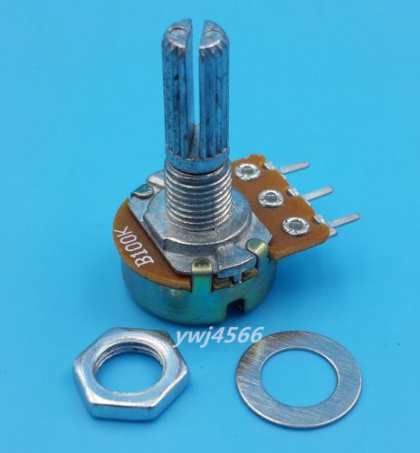 10Pcs B100K 100K Ohm Linear Taper MINI Potentiometer Pot 20mm