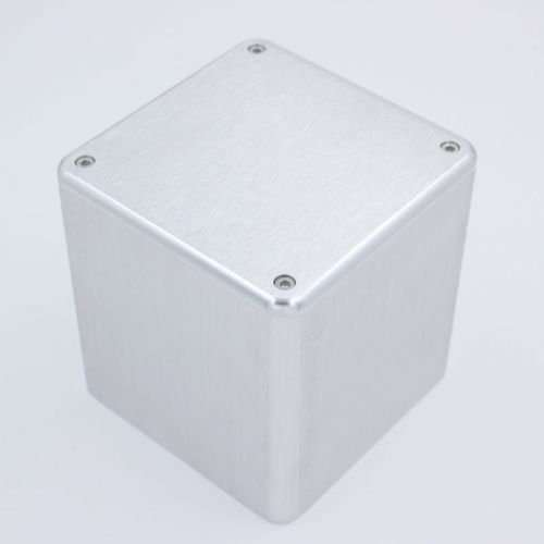 1pcs 134*134*136mm silver aluminum transformer protect cover for tube amp diy for sale