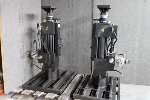 (2) servo hydraulic linear actuators 5.5kip 12&#034; stroke schenk structural testing for sale