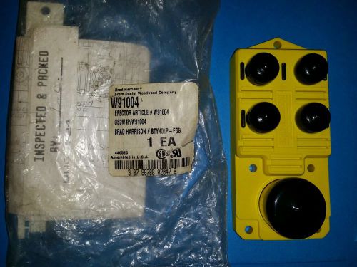 Brad Harrison BTY401P-FBB EFECTOR W91004 4 port wiring block NEW